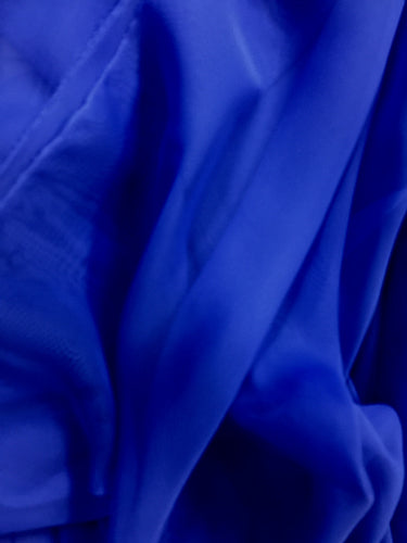 Poly Chiffon - 60-inches Wide Royal