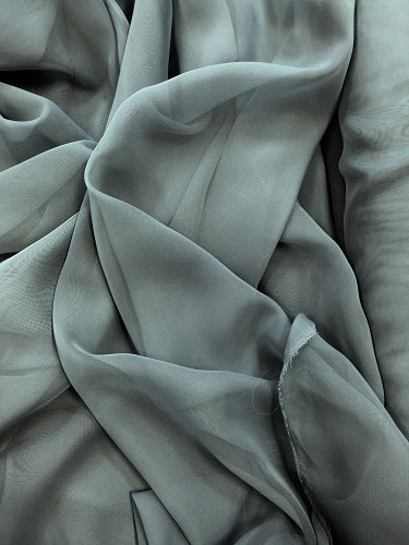 Poly Chiffon - 60-inches Wide Blue Stone