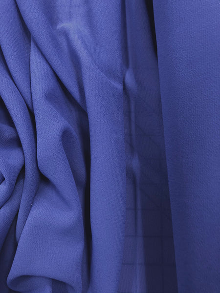 Poly Double Georgette - 45-inches Wide Periwinkle. Special Purchase