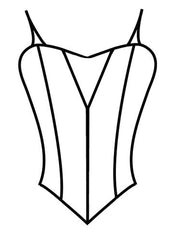 Ballet Bodice - Adult 8 Piece Made to Order