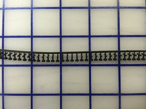 Buttoneer Button-Tacks Short 1/4 inch Black