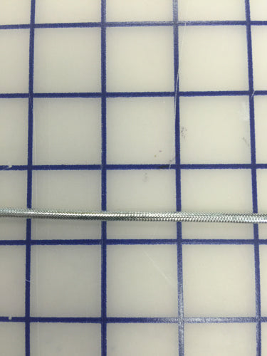 Cording: 1/8-inch Wide Metallic Silver
