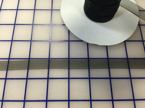 Horsehair: 1/2-inch Wide Heavy Black