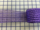 Horsehair: 1.75 inch Waffle Ribbon Lavender Close-Out
