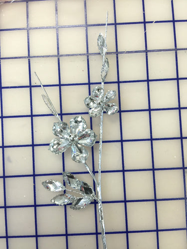 Sprays - Crystal Flowers and Leaves