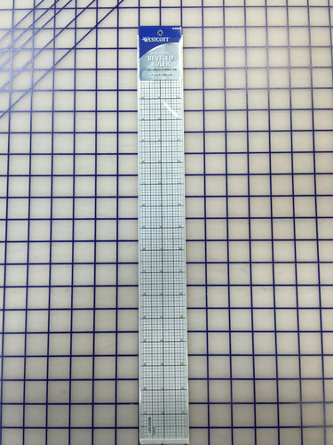 Ruler - 18 inch Standard 2 inch Wide Black