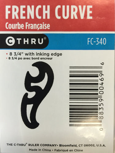 Ruler - French Curve #FC340