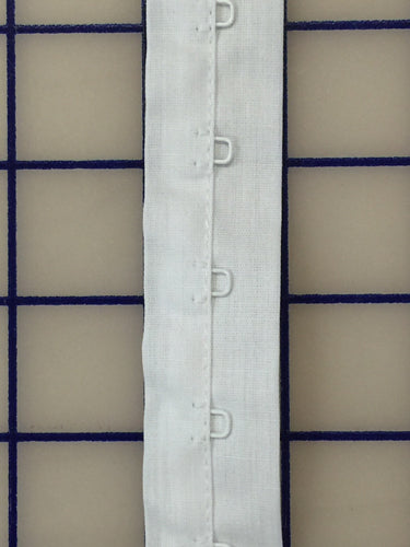 Hook-and-Eye-Tape-#2-Single-Eye-Side-Tape-White