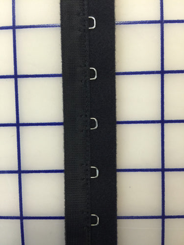 Hook-and-Eye-Tape-#3-Single-Eye-Side-Tape-Black