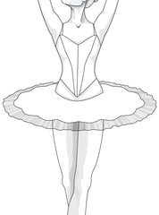 Download - Ballet Bodice 6 Piece Pattern Adult