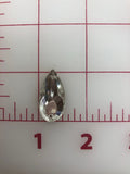 Rhinestones - 27X14mm Czech Crystal Pear-Shape Sew-On 3PK
