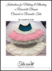 Download - Instructions Making a Removable Basque for Classical or Romantic Tutus