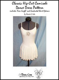 Dress Pattern - Hip-Cut Camisole Dance Dress Pattern