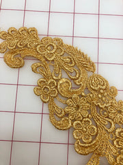 Applique - Bright Gold Venise Lace