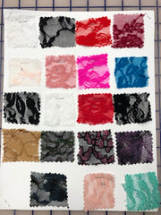 Sample Card - Stretch Lace