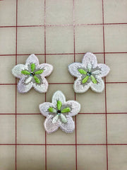 Applique - Flower Iron-On 3-Pack Light Pink Close-Out