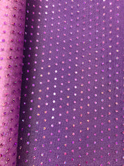 Hologram Dot Tulle - 58-inches Wide Lilac