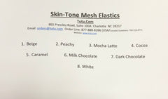 Sample Card - SkinTone Invisible Mesh Elastics