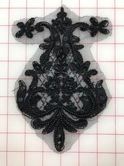 Applique - Beaded and Sequined Lace Motifs 4 Colors! Close-Out