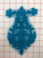 Applique - Beaded and Sequined Lace Motifs 4 Colors! Close-Out