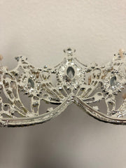Tiara - Elegant Silver Crystal Rhinestone Close-Out! Only 1 Left!