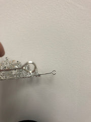 Tiara - Elegant Silver Crystal Rhinestone Close-Out! Only 1 Left!