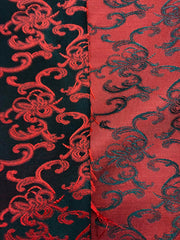 Brocade - 57-inches Wide Satin Red