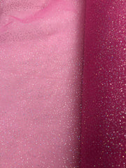 Sparkle Organza - 58-inches Wide American Beauty Rose with Iridescent Micro-Dots