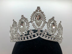 Tiara - Silver and Crystal Rhinestone Close-Out Only One Left!