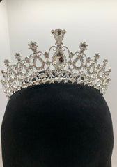 Tiara - Beautifully Elegant Crystal and Silver with Combs