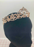Tiara - Traditional Crystal and Rose Gold Design