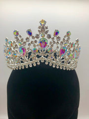 Tiara - Fancy Elegance Silver with Crystal and Crystal AB Rhinestone Close-Out