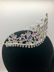 Tiara - Fancy Elegance Silver with Crystal and Crystal AB Rhinestone Close-Out
