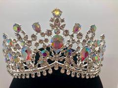 Tiara - Fancy Elegance Silver with Crystal and Crystal AB Rhinestone Close-Out