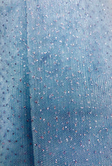 Sparkle Glitter Tulle - 58-inches Wide Light Blue