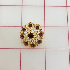 Decorative Gems - Rhinestone Brooch/Tiara Embellishments - .75 to 1-inch