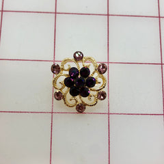 Decorative Gems - Rhinestone Brooch/Tiara Embellishments - .75 to 1-inch