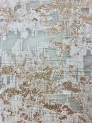 Brocade - 60-in Light Ivory with Pale Gold Metallic