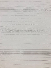 Silk Chiffon - 44-inch Shot Silver/White Reflex Stripe