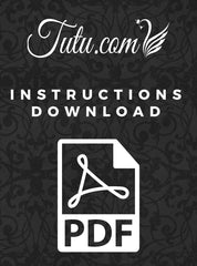 Download - 8 Classical Tutu Plate Designs with Instructions