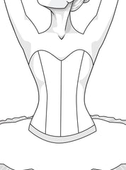 Ballet Bodice - Adult 12 Piece Longline Russian Style Made to Order