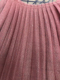 Fancy Tulle - 60-inches Wide Sparkly Iridescent Dusty Rose