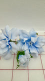 Flowers - Pale Blue 3-Pack Two Blooms and One Bud