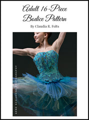 Download - Ballet Bodice 16 Piece Pattern Adult