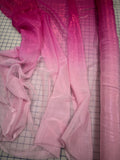 Poly Chiffon Ombre Metallic - 56-inches Wide Pink NEW!