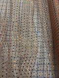 Hologram Dot Tulle - 58/60-inches Wide Tan with Copper Dots New Color!