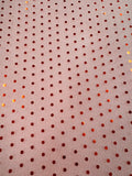 Hologram Dot Tulle - 58/60-inches Wide Tan with Copper Dots New Color!