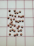 Rhinestones - 30ss Czech "Bright-Cut" Rose Gold Flat Back 36PK