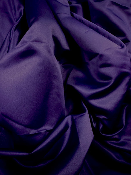 Grab Bag - 55-inches Wide Matte Satin Deep Purple