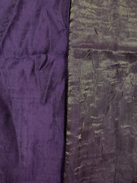 Grab Bag - Metallic 52-inches Wide Reversible Plum and Metallic Gold 2-Yard Piece